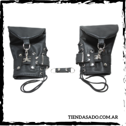 Mitones con Esposas y Mosquetón - Tienda Sado
